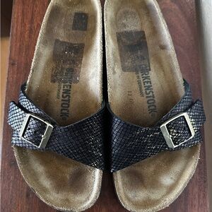 Birkenstock Madrid Black Sandal Size 39
